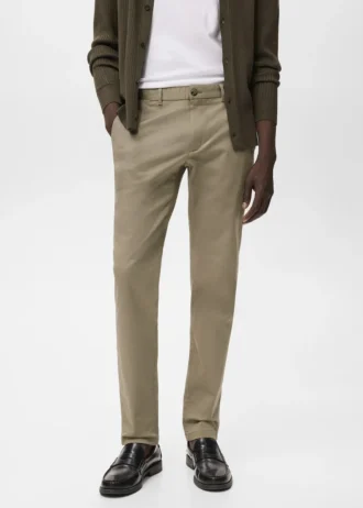 Barna Slim-Fit-Chino-Hose aus Twill