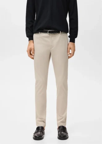 Barna Slim-Fit-Chino-Hose aus Twill