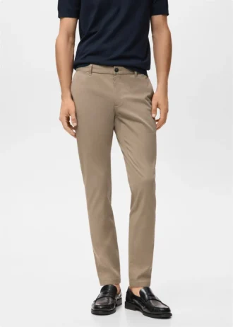 Barna Slim-Fit-Chino-Hose aus Twill