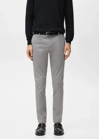 Barna Slim-Fit-Chino-Hose aus Twill