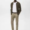 Barna Slim-Fit-Chino-Hose aus Twill