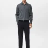Barna Slim-Fit-Chino-Hose aus Twill