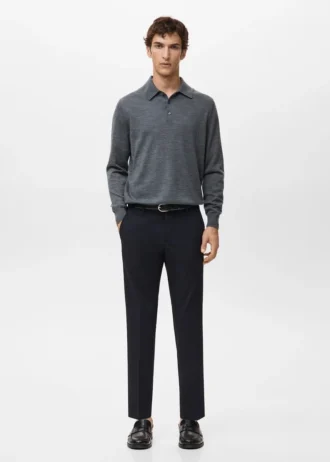 Barna Slim-Fit-Chino-Hose aus Twill