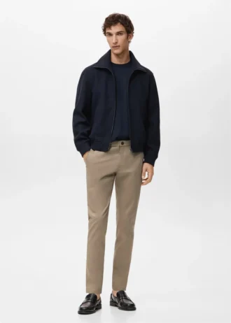 Barna Slim-Fit-Chino-Hose aus Twill