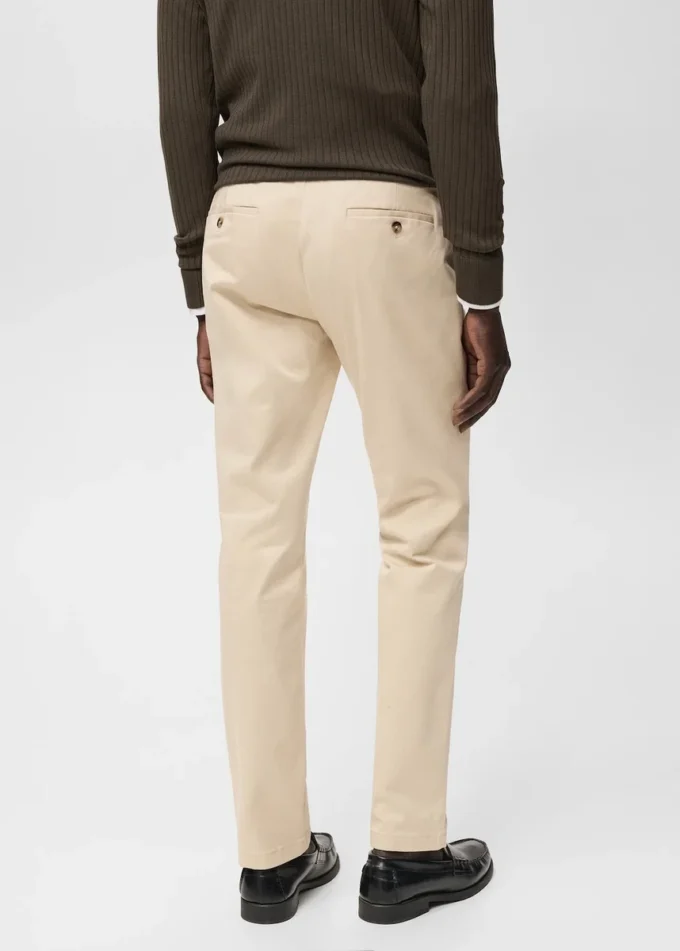 Barna Slim-Fit-Chino-Hose aus Twill