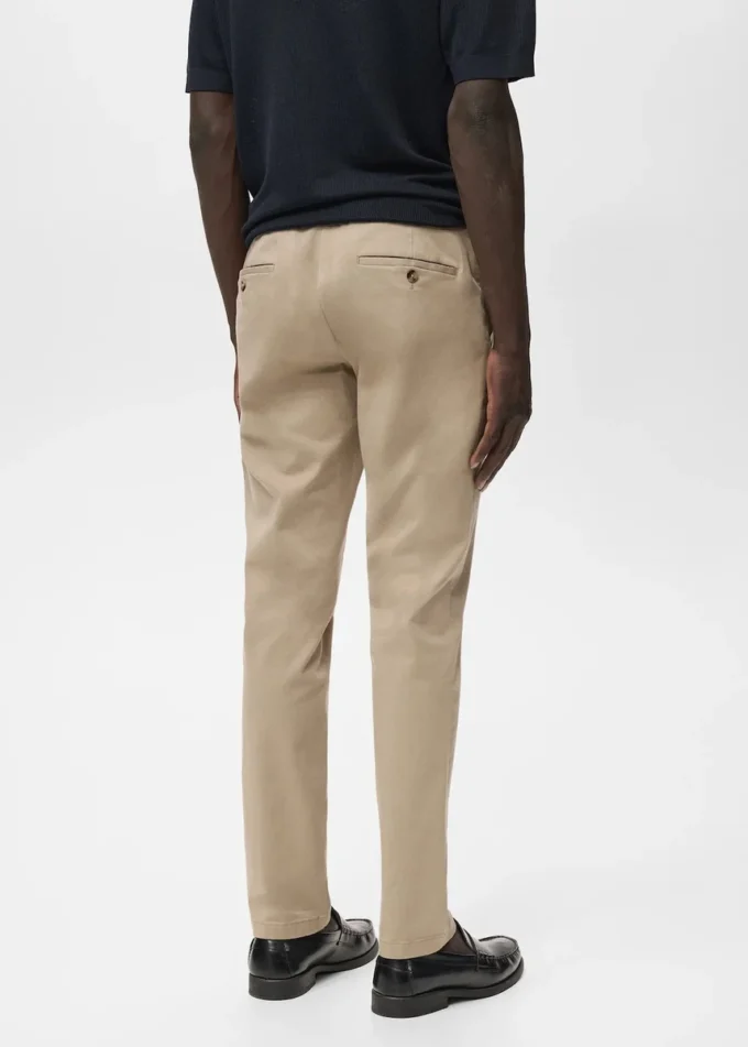 Barna Slim-Fit-Chino-Hose aus Twill