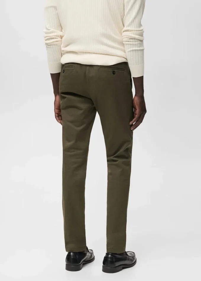 Barna Slim-Fit-Chino-Hose aus Twill