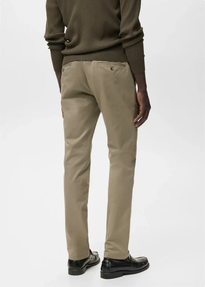 Barna Slim-Fit-Chino-Hose aus Twill