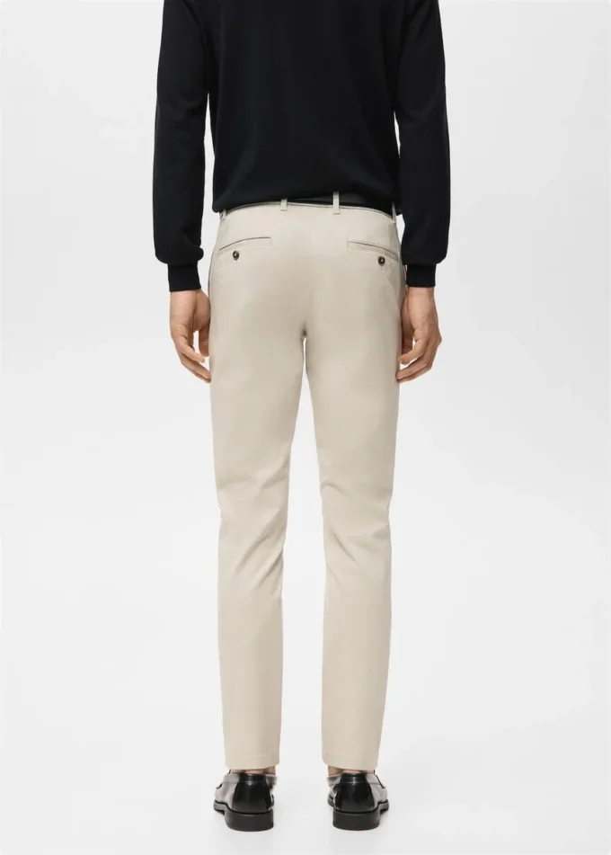 Barna Slim-Fit-Chino-Hose aus Twill