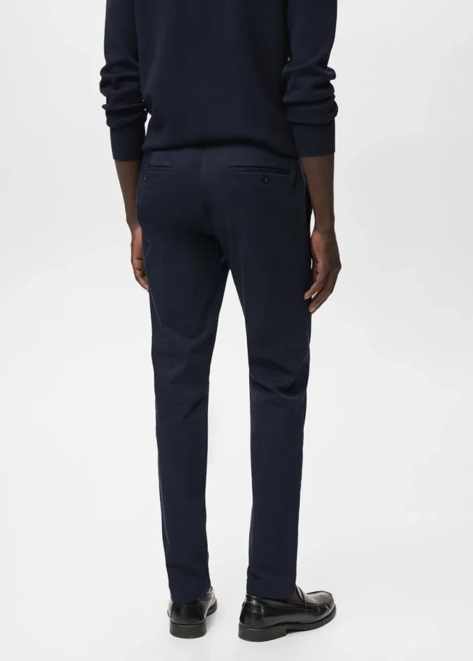 Barna Slim-Fit-Chino-Hose aus Twill