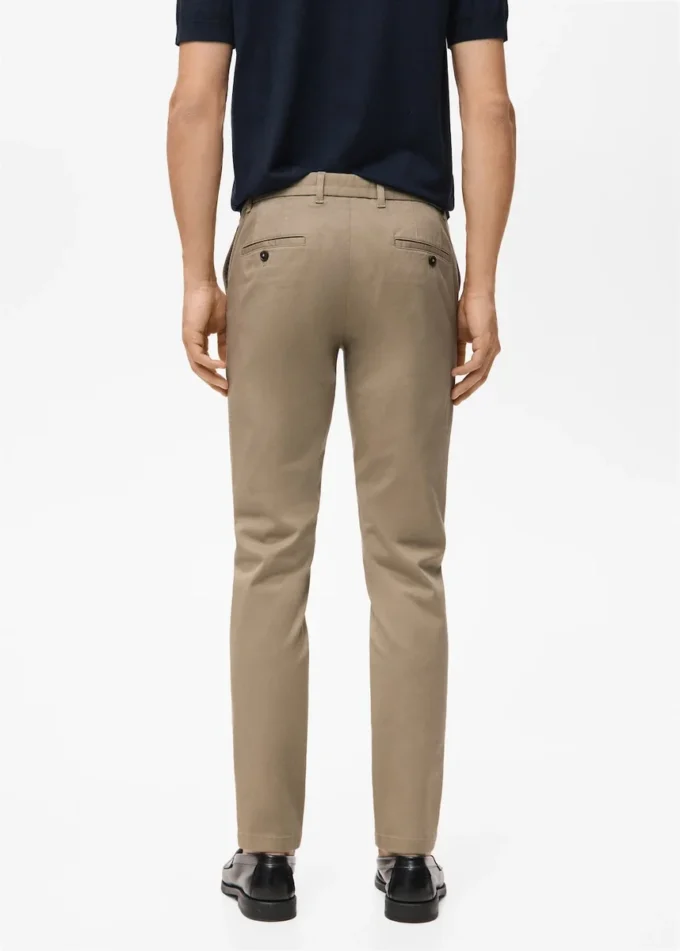 Barna Slim-Fit-Chino-Hose aus Twill