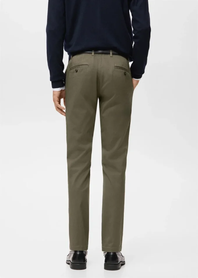 Barna Slim-Fit-Chino-Hose aus Twill