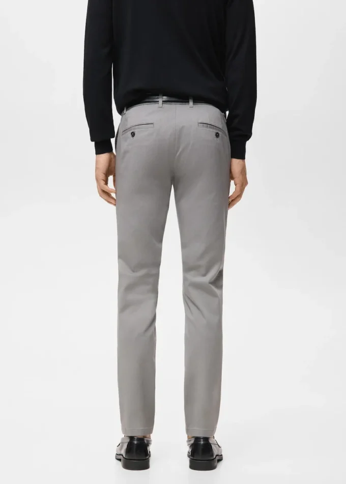 Barna Slim-Fit-Chino-Hose aus Twill