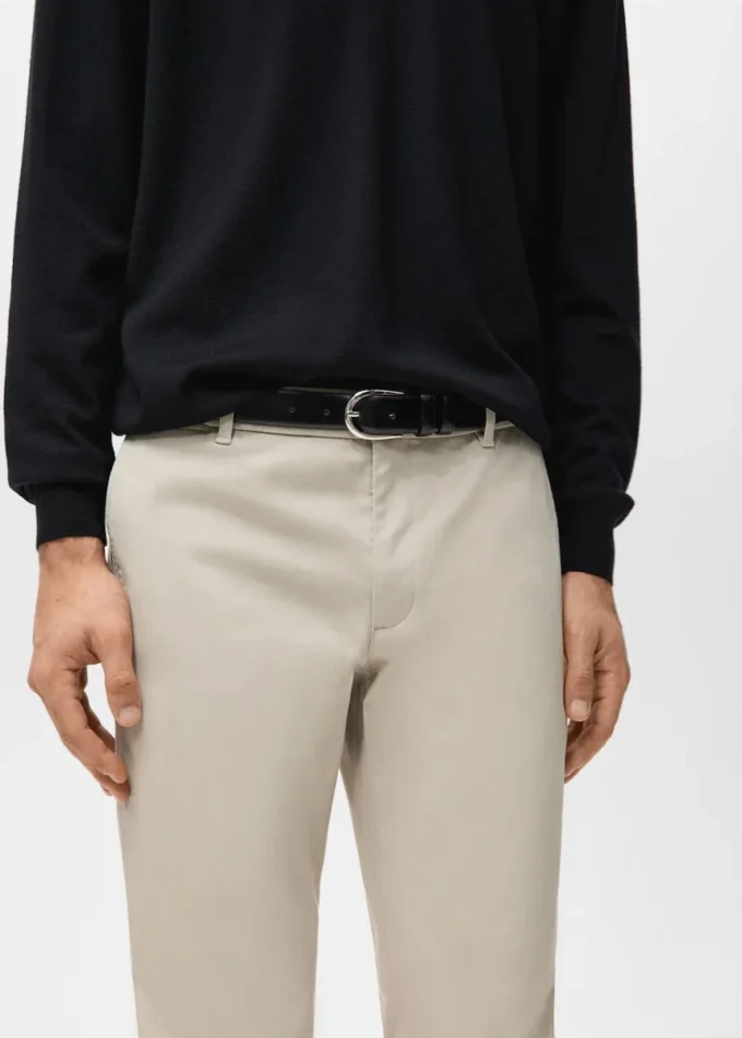 Barna Slim-Fit-Chino-Hose aus Twill