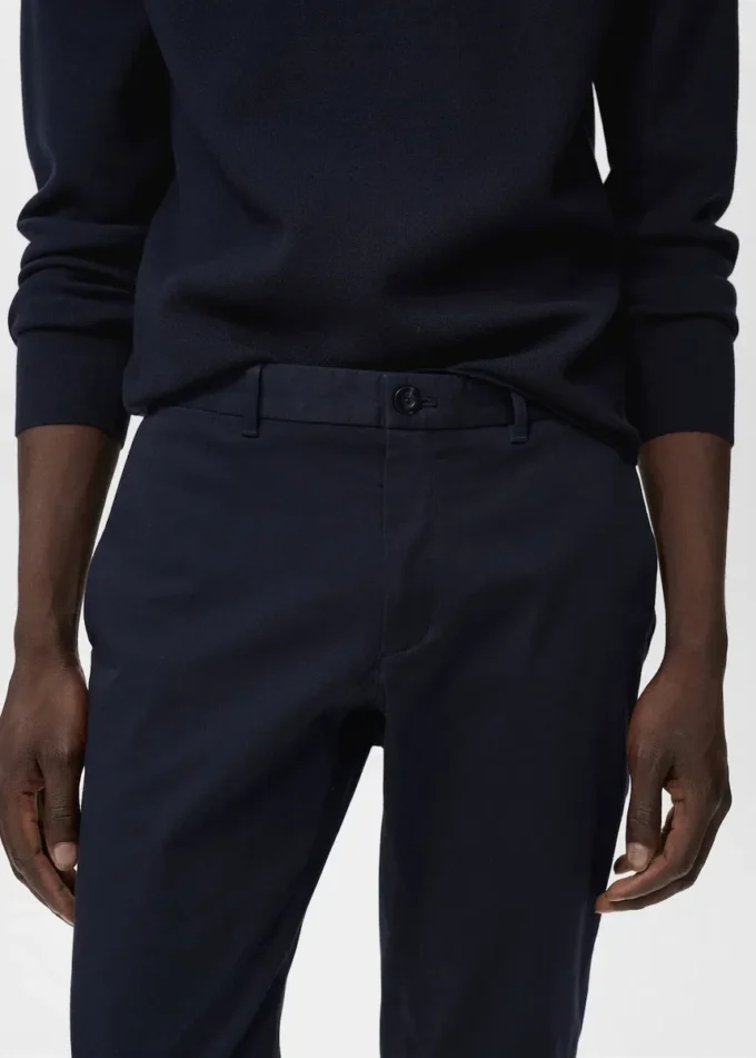 Barna Slim-Fit-Chino-Hose aus Twill