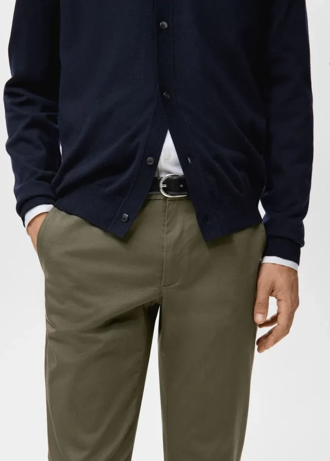 Barna Slim-Fit-Chino-Hose aus Twill