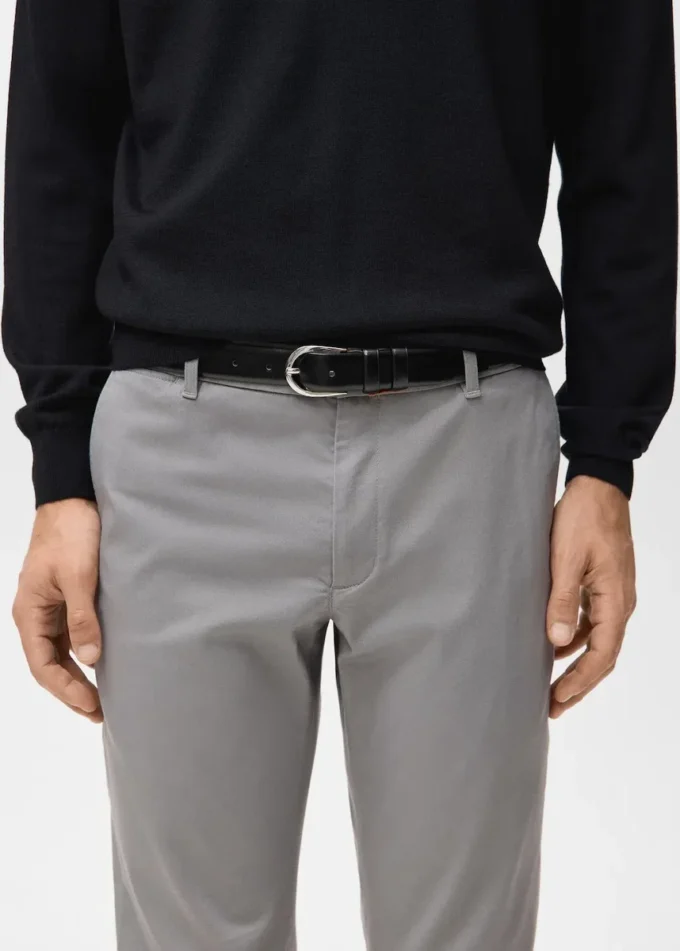Barna Slim-Fit-Chino-Hose aus Twill