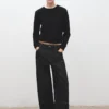 Barrel-Jeans mit Aufnähern Barrel-Jeans mit Aufnähern