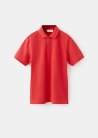 Basic-Poloshirt aus Baumwolle