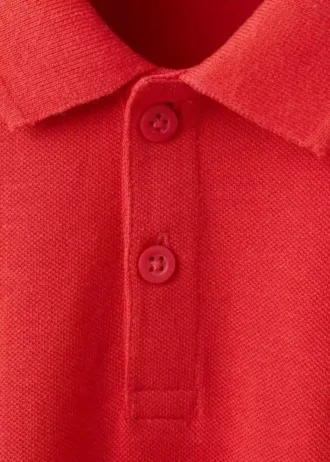 Basic-Poloshirt aus Baumwolle