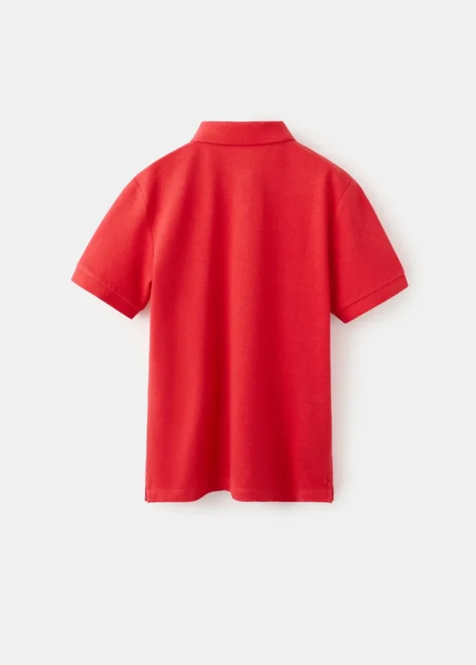 Basic-Poloshirt aus Baumwolle Basic-Poloshirt aus Baumwolle