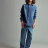 Baumwoll-Jeansjacke Baumwoll-Jeansjacke