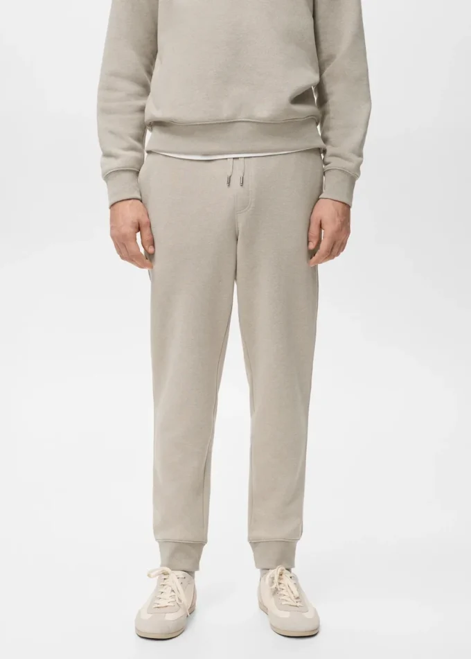 Baumwoll-Jogginghose mit elastischem Bund Baumwoll-Jogginghose mit elastischem Bund