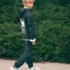 Baumwoll-Jogginghose mit elastischem Bund Baumwoll-Jogginghose mit elastischem Bund