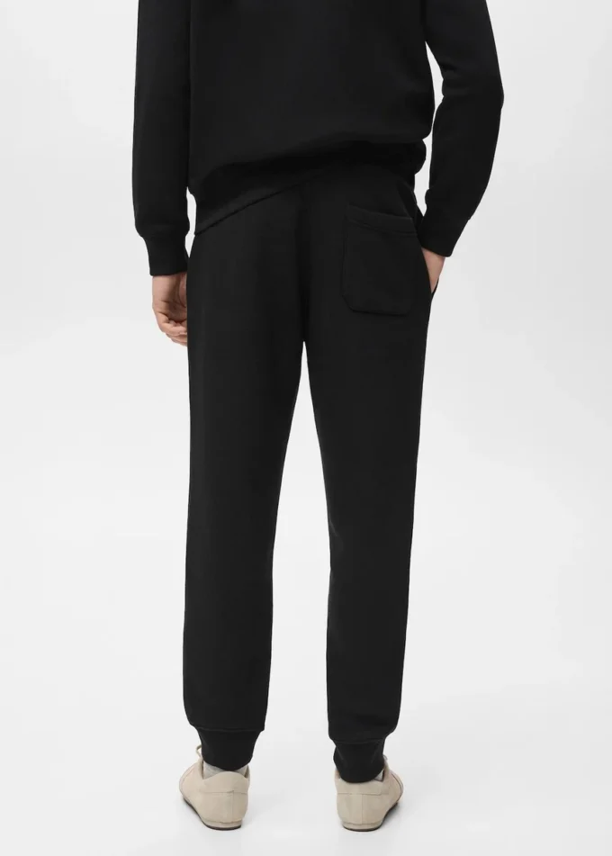 Baumwoll-Jogginghose mit elastischem Bund Baumwoll-Jogginghose mit elastischem Bund