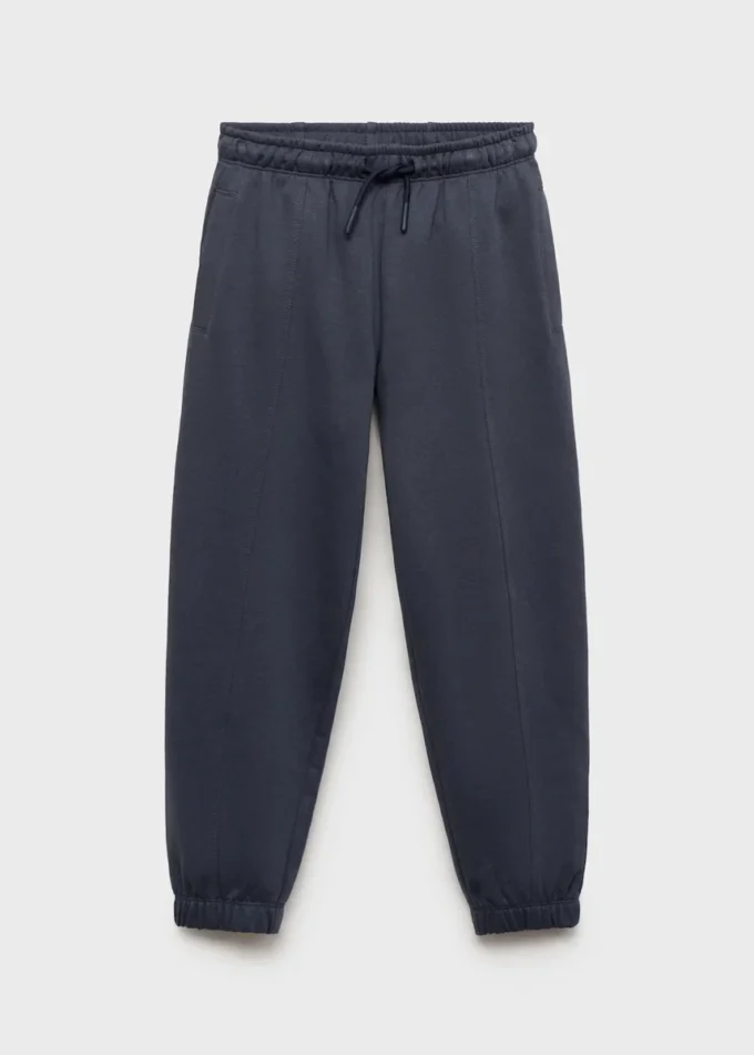 Baumwoll-Jogginghose mit elastischem Bund Baumwoll-Jogginghose mit elastischem Bund
