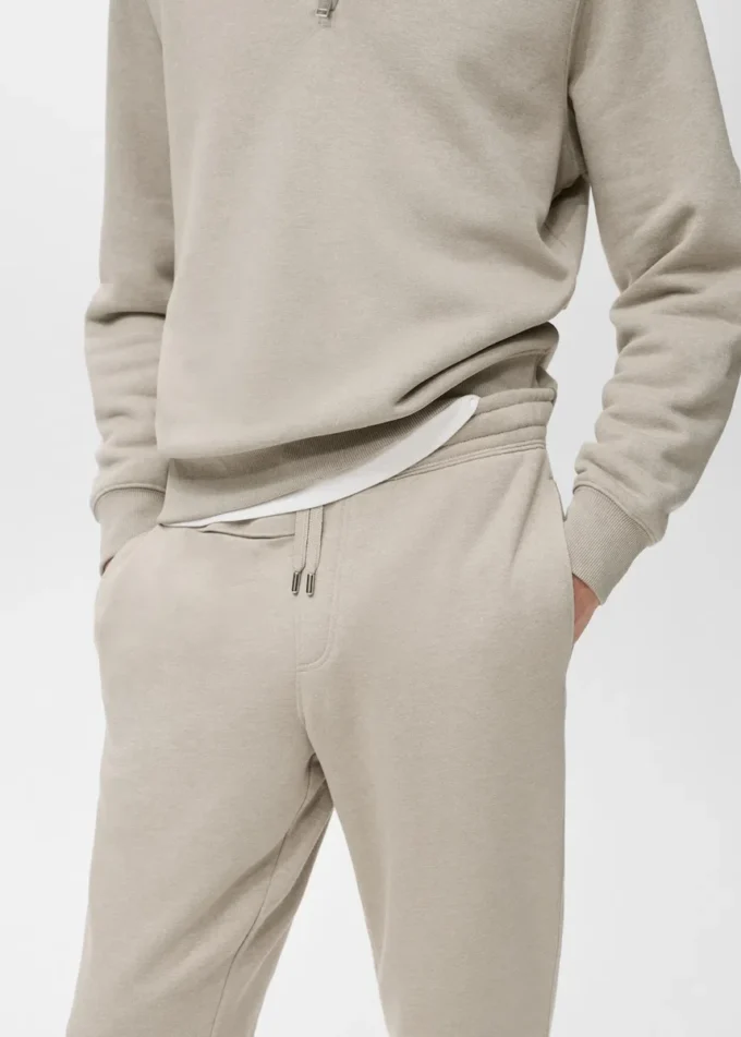Baumwoll-Jogginghose mit elastischem Bund Baumwoll-Jogginghose mit elastischem Bund