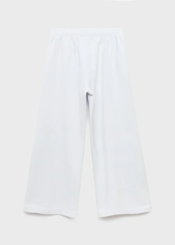 Baumwoll-Jogginghose mit elastischem Bund Baumwoll-Jogginghose mit elastischem Bund