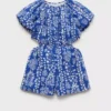Baumwoll-Jumpsuit mit Print