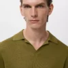 Baumwoll-Poloshirt mit Mikrostruktur Baumwoll-Poloshirt mit Mikrostruktur