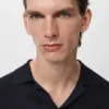 Baumwoll-Poloshirt mit Mikrostruktur Baumwoll-Poloshirt mit Mikrostruktur