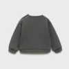 Baumwoll-Sweatshirt mit Stickerei