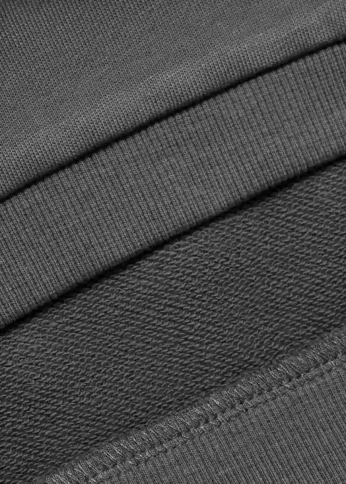 Baumwoll-Sweatshirt mit Stickerei