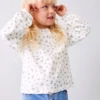 Baumwoll-T-Shirt mit Blumenmuster Baumwoll-T-Shirt mit Blumenmuster