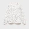 Baumwoll-T-Shirt mit Blumenmuster Baumwoll-T-Shirt mit Blumenmuster