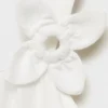Baumwoll-T-Shirt mit Blumenverzierung