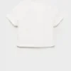Baumwoll-T-Shirt mit Knoten Baumwoll-T-Shirt mit Knoten