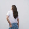Baumwoll-T-Shirt mit kurzen Ärmeln