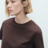Baumwoll-T-Shirt mit kurzen Ärmeln