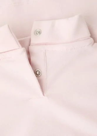 Baumwoll-T-Shirt mit Rollkragen