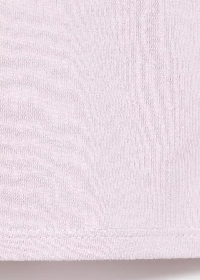 Baumwoll-T-Shirt mit Rüschen Baumwoll-T-Shirt mit Rüschen
