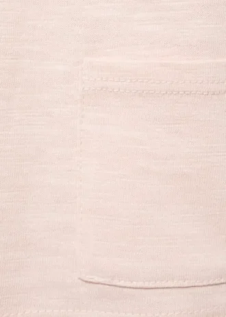Baumwoll-T-Shirt mit Tasche