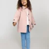 Baumwoll-Trenchcoat mit Knopfleiste