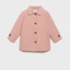 Baumwoll-Trenchcoat mit Knopfleiste