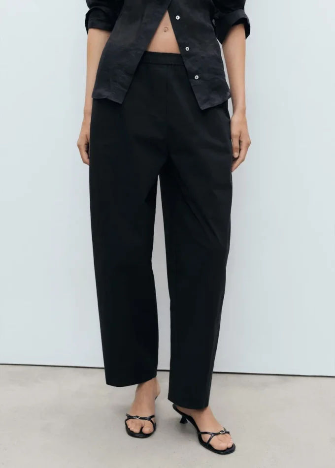 Baumwollhose mit elastischem Bund Baumwollhose mit elastischem Bund