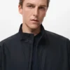 Baumwolljacke mit Knopfkragen Baumwolljacke mit Knopfkragen